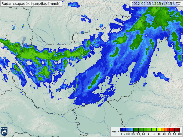 Radar 20120215_1215 UTC