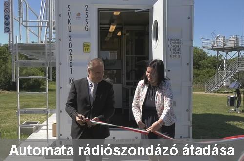 Automata rádiószondázó átadása