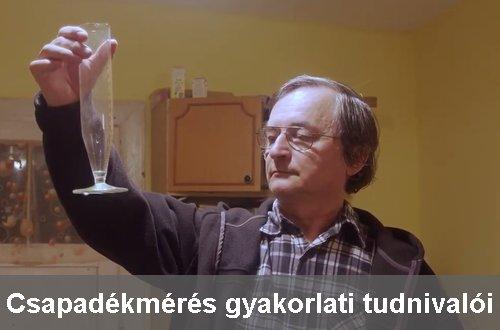 A hagyományos csapadékmérés gyakorlati tudnivalói