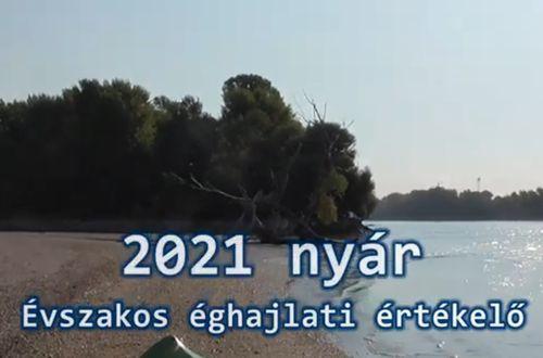 Évszakos éghajlati értékelő –  2021. nyár