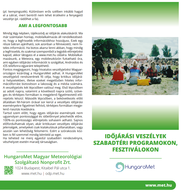 Időjárási veszélyek szabadtéri programokon, fesztiválokon
