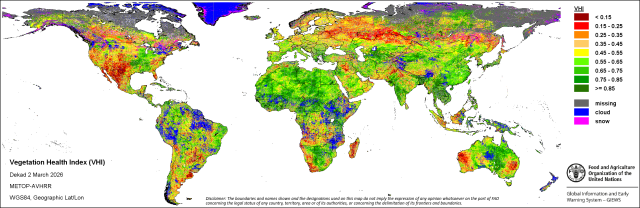 2026. márciusi nemzetközi agrometeorológiai helyzetkép