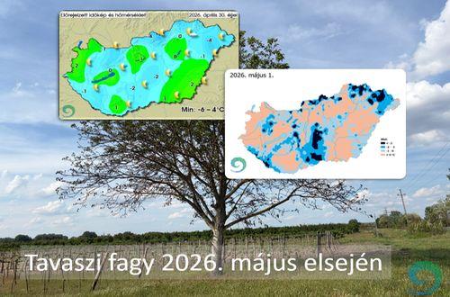 Tavaszi fagy 2026. május elsején