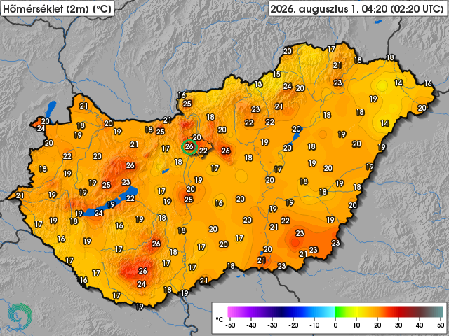 Hőmérsékleti rekordok (2026.08.01.)