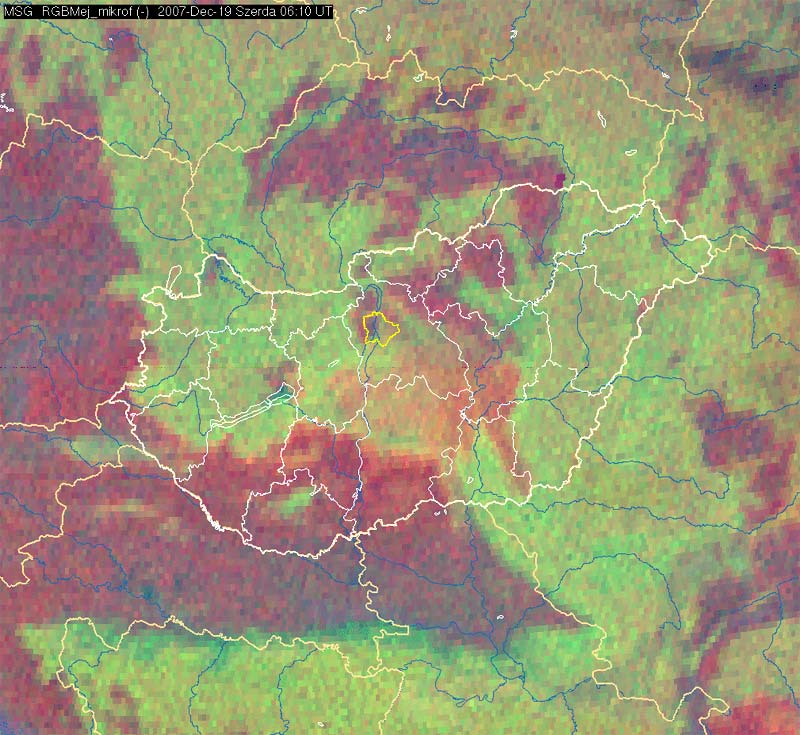 műholdas időjárás térkép magyarország Távérzékelési eszközök   Rövidtávú előrejelzések   met.hu műholdas időjárás térkép magyarország
